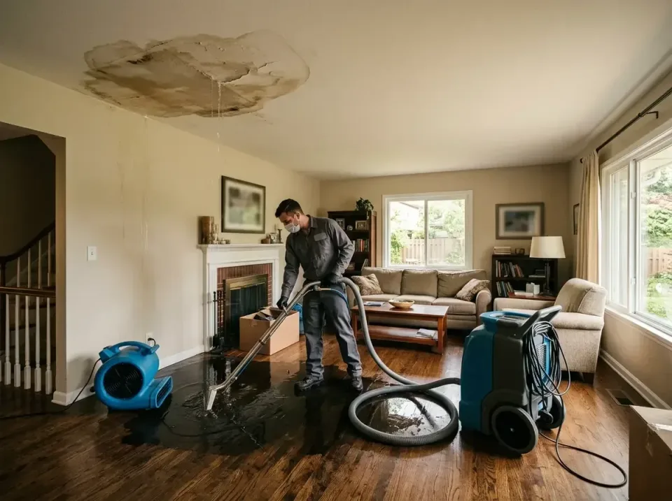 attic-pipe-burst-ceiling-drip-008 — frequently asked questions, Water Damage Restoration & Carpet Care in Hull, IA